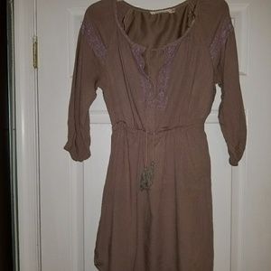 Mauve-colored summer dress